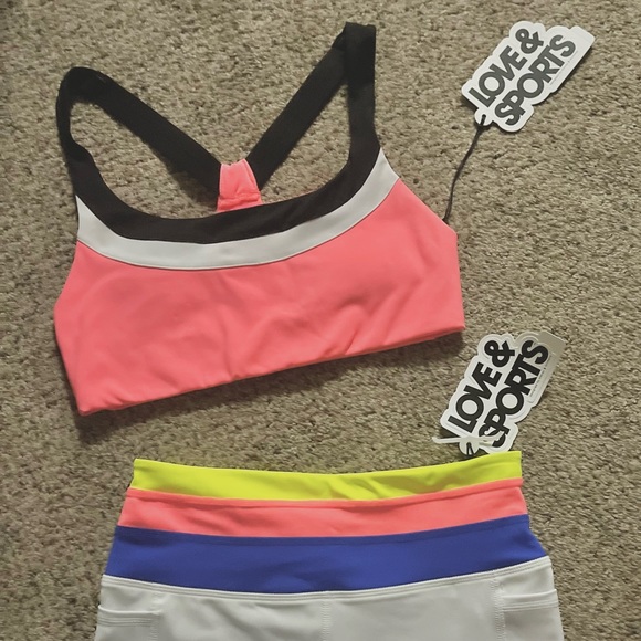 Love and Sports Bra sz sm NWT - Picture 5 of 10